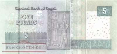 Egypt - 5  Pounds (#072-21_UNC)