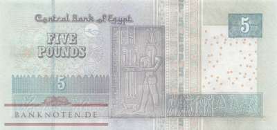 Ägypten - 5  Pounds (#072-24_UNC)