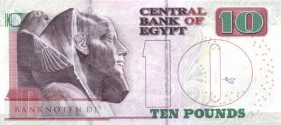 Ägypten - 10  Pounds (#073-20_UNC)