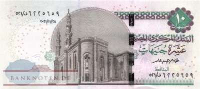 Egypt - 10  Pounds (#073-21_UNC)