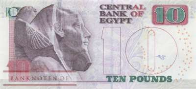 Ägypten - 10  Pounds (#073-25_UNC)