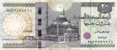 Egypt - 20  Pounds (#074-16_UNC)