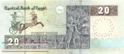 Ägypten - 20  Pounds (#074-20_UNC)
