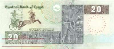 Egypt - 20  Pounds (#074-24_UNC)