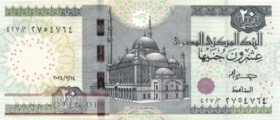 Egypt - 20  Pounds (#074-24_UNC)