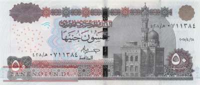 Ägypten - 50  Pounds (#075-25_UNC)