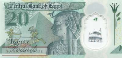 Egypt - 20  Pounds (#082_UNC)