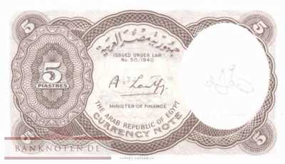 Ägypten - 5  Piastres (#182g_UNC)