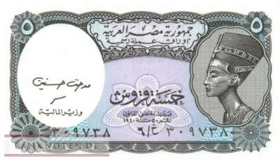 Ägypten - 5  Piastres (#190Ab-1_UNC)