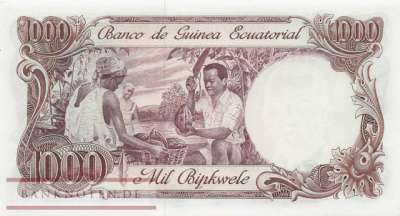 Äquatorialguinea - 1.000  Eukuele (#016_UNC)