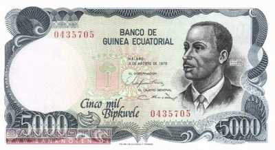 Equatorial Guinea - 5.000  Eukuele (#017_UNC)