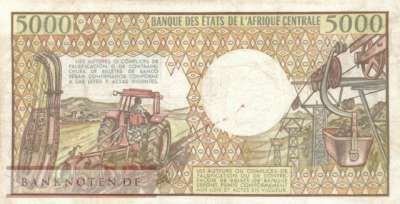 Äquatorialguinea - 5.000  Francos (#022b_F)
