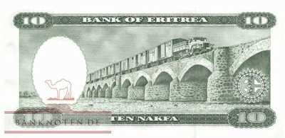 Eritrea - 10  Nakfa - Replacement (#003R_UNC)