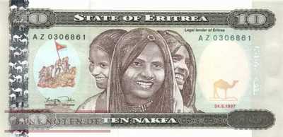 Eritrea - 10  Nakfa - Replacement (#003R_UNC)