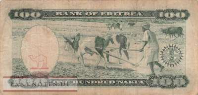 Eritrea - 100  Nakfa (#006_F)