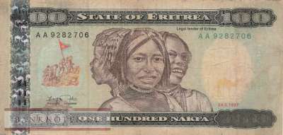 Eritrea - 100  Nakfa (#006_F)