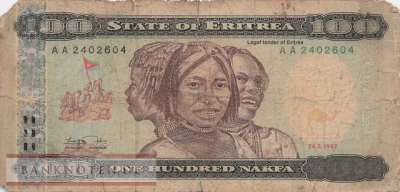 Eritrea - 100  Nakfa (#006_G)