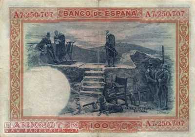 Spain - 100  Pesetas (#069a_F)