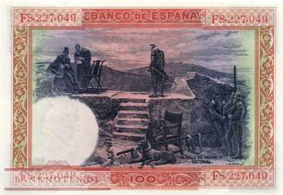 Spain - 100  Pesetas (#069c_UNC)