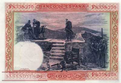 Spain - 100  Pesetas (#069c_AU)