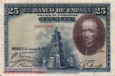 Spanien - 25 Pesetas (#074a_VF)