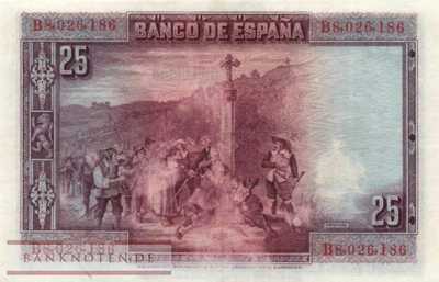 Spanien - 25 Pesetas (#074b_XF)