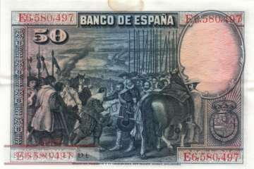 Spanien - 50 Pesetas (#075b_XF)