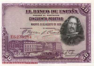 Spain - 50 Pesetas (#075b_UNC)