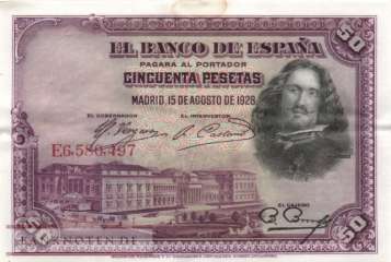 Spanien - 50 Pesetas (#075b_XF)