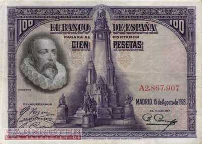 Spain - 100 Pesetas (#076a_VF)