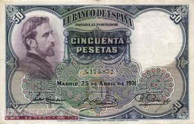 Spain - 50 Pesetas (#082_F)