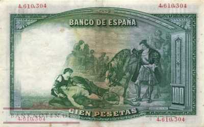 Spanien - 100  Pesetas (#083_VF)