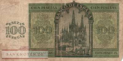 Spanien - 100  Pesetas (#101a_VG)