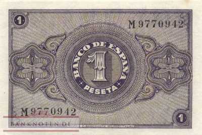 Spain - 1  Pesetas (#108a_AU)