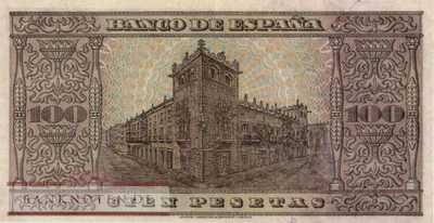 Spanien - 100  Pesetas (#113a_XF)