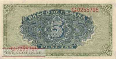 Spanien - 5  Pesetas (#123a_AU)