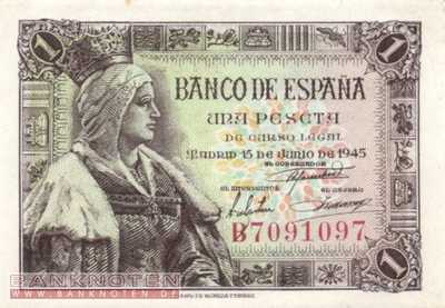 Spanien - 1  Peseta (#128a_AU)