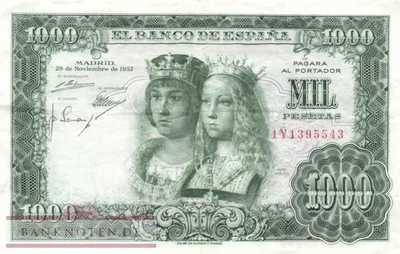 Spanien - 1.000  Pesetas (#149a_VF)
