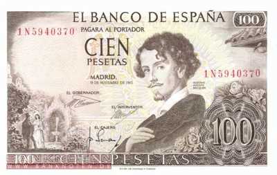 Spanien - 100 Pesetas (#150_UNC)