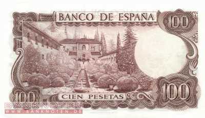 Spain - 100  Pesetas (#152a_UNC)