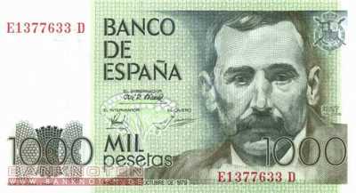 Spain - 1.000  Pesetas (#158_UNC)