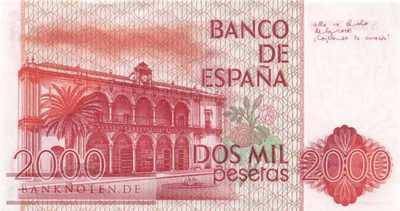 Spain - 2.000  Pesetas (#159_UNC)
