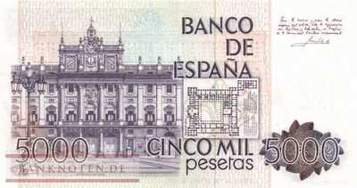Spain - 5.000  Pesetas (#160_UNC)