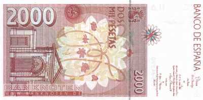 Spain - 2.000  Pesetas (#164_UNC)