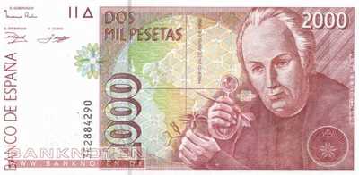 Spain - 2.000  Pesetas (#164_UNC)