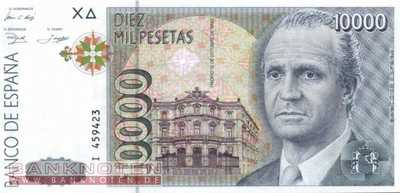 Spanien - 10.000  Pesetas (#166_UNC)