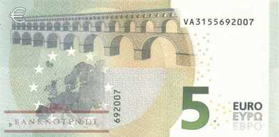 European Union - 5  Euro (#E020v-V002_UNC)
