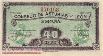 Spain - 40  Centimos (#S602_AU)
