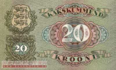 Estland - 20  Krooni (#064a_UNC)
