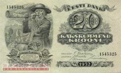 Estland - 20  Krooni (#064a_UNC)